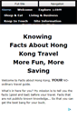 Mobile Screenshot of facts-about-hong-kong.com